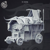 Caravan 3D-printed model